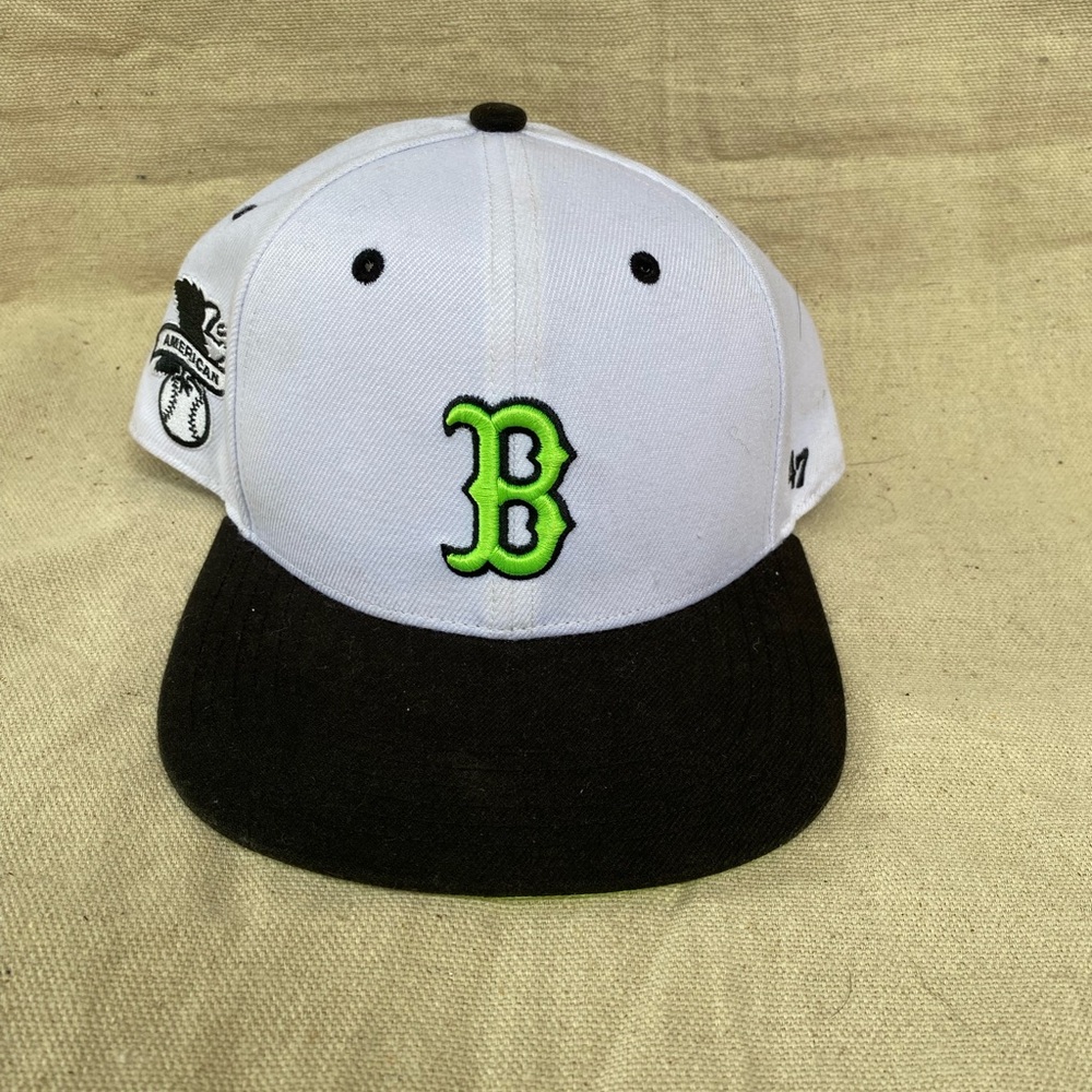 47 Boston Red Sox Neon Green and Black Boston Cap